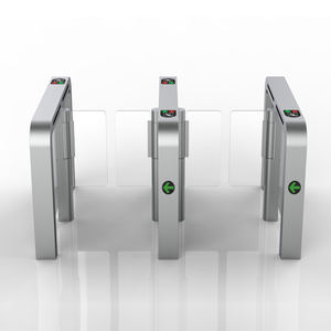 Barrière pivotante de haute qualité Tourniquet Contrôle d'accès par carte IC avec acier inoxydable et protection imperméable pour la sécurité des salles de sport - Product Image 1