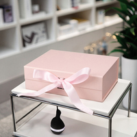 Boîte cadeau pliante en papier de luxe personnalisée pour chaussures, emballage en papier avec fermeture magnétique