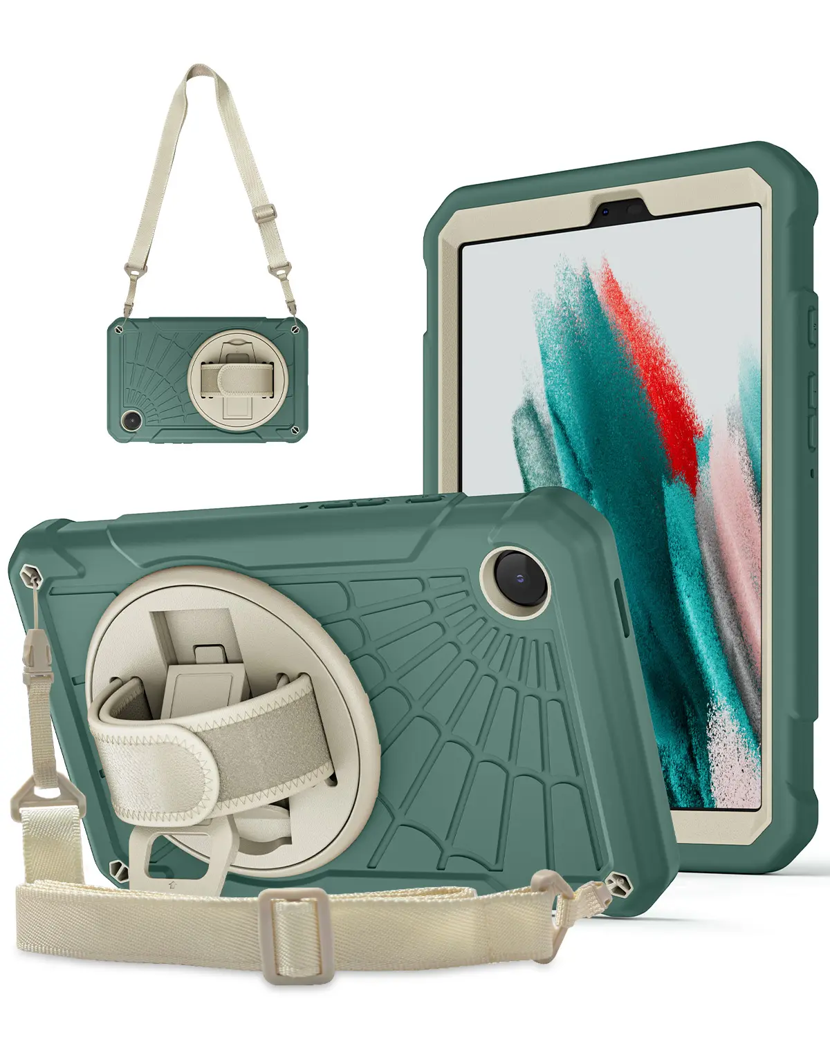 เคสแท็บเล็ตทนทานสำหรับ Samsung Galaxy Tab A9 Plus 8.7 10.4นิ้วฝาครอบเคสแท็บเล็ตซิลิโคนสำหรับเด็ก