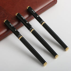 Stylo à bille classique pour la comptabilité et la calligraphie, encre noire, largeur d'écriture 0,3 mm/0,5 mm, stylo publicitaire imprimé pour - Product Image 2