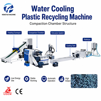 Chambre de compactage pour extrudeuse HONTO, refroidissement par eau, fabrication de granulés, ligne de lavage et de recyclage du plastique, machines de recyclage du plastique