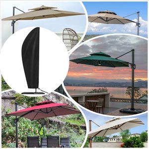 210D Polyester PVC Enduit Étanche À La Poussière Uv Habité Patio <span class=keywords><strong>Parasol</strong></span> Couvre <span class=keywords><strong>Parasol</strong></span> Couvre - Product Image 6
