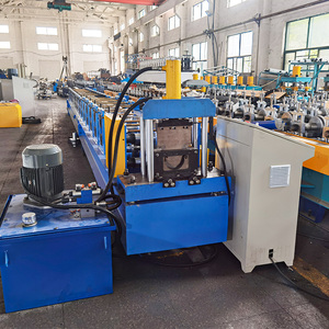 Máquina formadora de rollos de lluvia de canalón portátil de bajada de <span class=keywords><strong>Metal</strong></span> personalizada de fábrica, máquina dobladora sin costuras, máquinas de canalón - Product Image 2