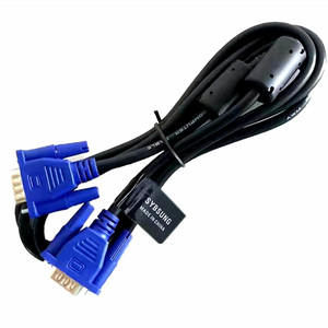 Câble VGA personnalisé D-Sub 15 broches mâle-mâle 1,5 m triple blindage 3+6 coaxial 1080P Full HD pour moniteur d'ordinateur - Product Image 2