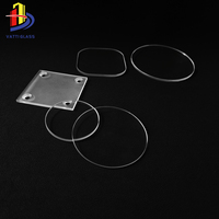 Tuyau en verre optique en silice fondue résistant à la chaleur JGS1 JGS2 JGS3 sur mesure, plaque en verre de quartz à haute transmission UVC