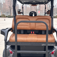 Voiture de golf électrique DC-H-F4+2, chariot de golf surélevé pour la chasse, fabrication de buggy de golf 6 places en stock