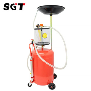 Récupérateur d'<span class=keywords><strong>huile</strong></span> de vidange d'<span class=keywords><strong>huile</strong></span> usagée portable 2 en 1 avec hauteur réglable et égouttoir pneumatique de 80 L - Product Image 2