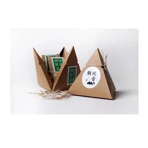 三角盒牛皮纸糖果茶叶包装盒