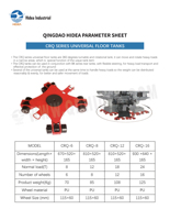 Carro de Carga Universal CRQ con Ruedas Omnidireccionales de 360 Grados y Dirección Flexible para Transporte con Tanque Trasero Serie BK