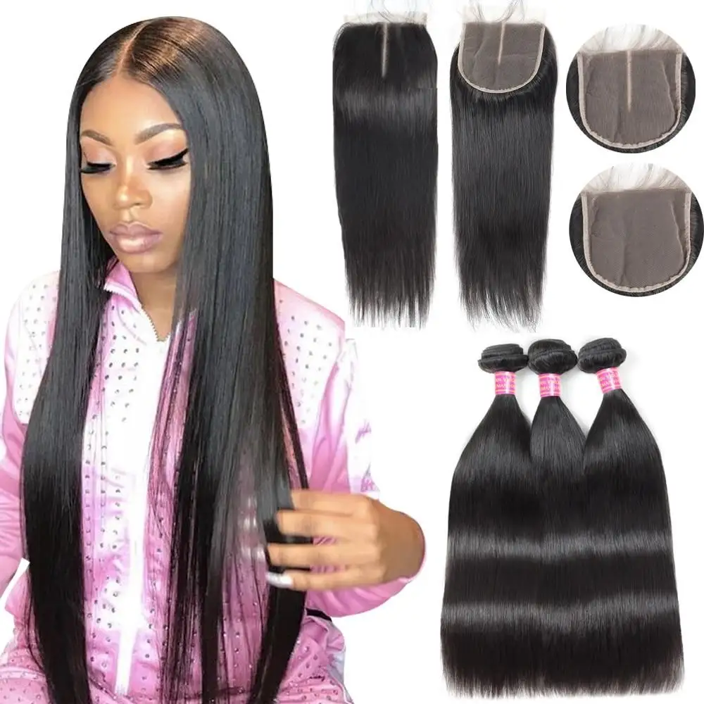 12a 100% Raw Brazilian Human Hair Bundles With HD Lace Frontal Closures Mink Cuticle Aligned Virgin Hair Weave Extension Vendors
