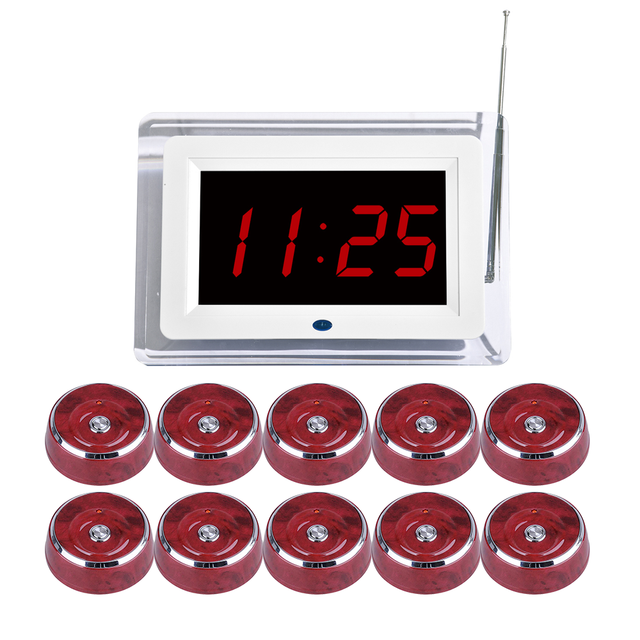 Discounted Wireless Service Call System for Restaurants and Hospitals Paging System