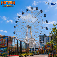 Grande Roue de Parc d'Attractions Extérieur de 38m, Manège de Grande Roue de Fête Foraine avec Fabricants Professionnels de Grandes Roues en Chine