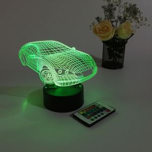 Lámpara LED 3D Decorativa para el Hogar, Luz Nocturna de <span class=keywords><strong>Unicornio</strong></span>, Ilusión 3D, Luz Multicolor, Lámpara de Escritorio con Ilusión de Holograma 3D - Product Image 5
