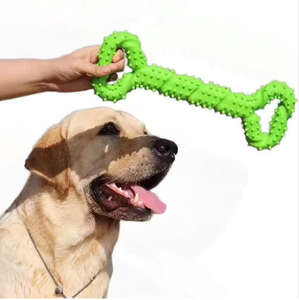 Jouets à mâcher durables pour chiens, forme d'os de 13 pouces, jouets extra larges pour chiens avec design convexe, jouet de traction robuste pour le nettoyage des dents - Product Image 4