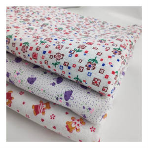 Tissu en flanelle à imprimé personnalisé T/CVC, pour vêtements et <span class=keywords><strong>Articles</strong></span> de bébés enfants à usage quotidien - Product Image 1