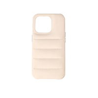 Zenos Usine Vente en gros Bonbons Couleur Vegan En Cuir Puff Veste Mobile Téléphone Cas pour iPhone