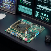 Motherboard PC Industri Intel AI THIN MINI ITX Generasi ke-14 Dual LAN 6 Port Serial DDR5 5600MHz Slot PCIe X4 Baru SATA