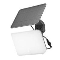 Projecteur solaire 4W super lumineux, du crépuscule à l'aube, pour garage, allée, extérieur, montage mural