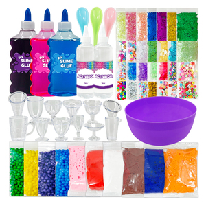 Unicorn Slijm Diy Kit 6-12 Benodigdheden Maakt Boter Helder Slijm Party Voor Meisjes Gunsten Voor Kinderen En Meisjes Unisex Plastic 1000Sets - Product Image 1