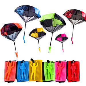 Huiye mainan mobil Mini baru tentara lemparan tangan parasut mainan anak olahraga luar ruangan menyenangkan permainan interaktif bermain melempar parasut mainan - Product Image 4