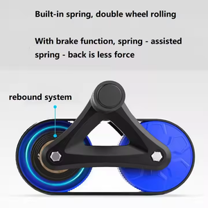 Rouleau AB Wheel avec support pour pompes, équipement de fitness pour la maison, entraînement sportif et renforcement du tronc pour hommes - Product Image 5
