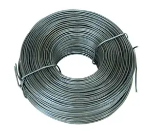 Precio bajo, alambre de hierro engrasado suave negro de alta calidad, alambre de atado de 2mm, alambre recocido negro