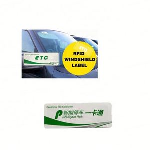 RFID UHF 110*40mm Anti-Tampering Fragile Labels Windshield Sticker for Vehicle Tracking System - Product Image 1