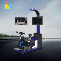 Máquina de juego de centro comercial AMA, simulador de paseo en bicicleta Vr, equipo de bicicleta operado por Vr