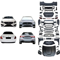 Nouveau kit carrosserie de pare-chocs Mercedes-Benz Classe C W205 2015-2021, fixation par boulons, ajustement universel pour mise à niveau C63 AMG