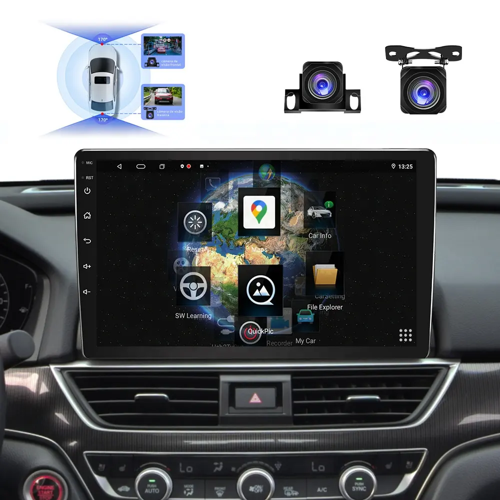 Jmance 9/10 pollici 1280*720 BT5.0 FM AM DSP RDS Radio 4G 3D UI Android auto Carplay supporto doppia fotocamera di registrazione lettore DVD per auto