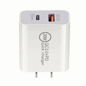 US/EU Socket Fast Charger 20W <b>USB</b>-C Power Adapter Supply Type C Wall Charger for Mobile Phone Charger Block - Product Image 2