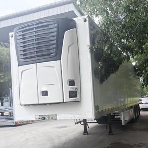 Semi-remorque frigorifique à trois essieux de 30 tonnes, en état neuf, camion frigorifique à grande capacité - Product Image 4