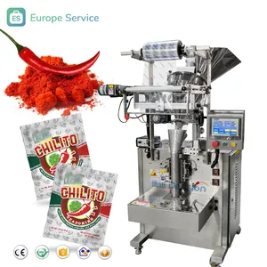 7g 10g Machine automatique de cachetage d'emballage de sachet de poudre d'épice Machine à emballer de poudre de piment de curry pour la petite entreprise