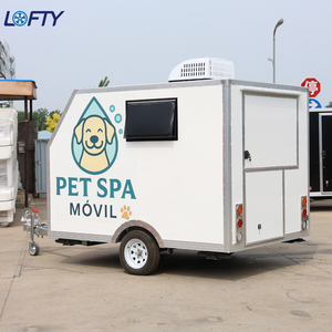 Remorque mobile de toilettage <span class=keywords><strong>pour</strong></span> animaux de compagnie, pratique et confortable, inspirée des <span class=keywords><strong>food</strong></span> trucks, <span class=keywords><strong>pour</strong></span> vos animaux bien-aimés - Product Image 1