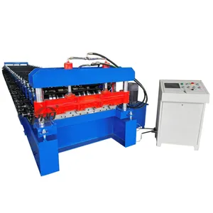 Metal Floor Deck Tile Roll Forming Machine Making Machine