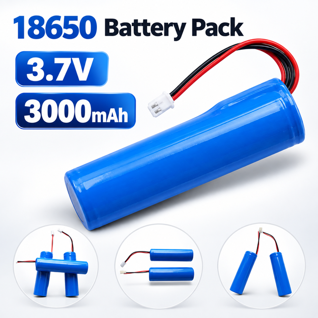 Rechargeable Cylindrical Lithium Ion Battery Packs 1200mAh to 48V 3.7V to 14.8V Variants 18650 21700 32700 Battery Models