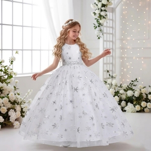Robes d'anniversaire pour filles de style coréen à motif flocon de neige, <span class=keywords><strong>robe</strong></span> de mariée pour <span class=keywords><strong>fille</strong></span> violette, <span class=keywords><strong>robe</strong></span> d'anniversaire élégante pour <span class=keywords><strong>12</strong></span> <span class=keywords><strong>ans</strong></span> - Product Image 4