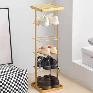 Étagère à chaussures en métal à 6 niveaux, organisateur de rangement pour chaussures autoportant, support à chaussures multi-niveaux pour entrée, porte d'entrée, chambre à coucher - Product Image 6