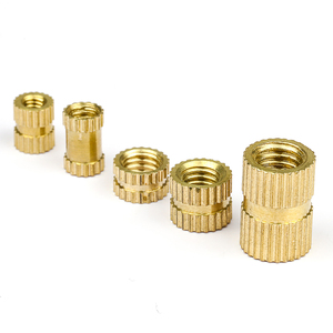 Lot de 10 inserts filetés moletés en laiton M3-M10, écrous en laiton moulés par injection pour diverses tailles - Product Image 5