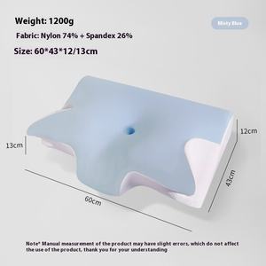 Fabricant Vente en gros <span class=keywords><strong>Oreiller</strong></span> cervical moderne en mousse à mémoire de forme Rebond lent Soutien du cou Fonction de refroidissement pour lit de papillon de sommeil - Product Image 6