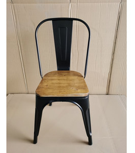 Sillas Modernas para Restaurantes Comerciales, Colores Personalizados, Acabado <span class=keywords><strong>Mate</strong></span>, Metal, Hierro, <span class=keywords><strong>Tolix</strong></span>, Apilables, Sillas de Comedor - Product Image 4