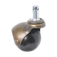 Roulettes universelles sphériques pour chaise de bureau et canapé, 1,5/2 pouces, résistantes à l'usure, modèle CC-0904 - Offre Spéciale