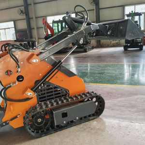 Mesin Skid Steer Loader Kecil Serbaguna untuk Penggalian dan Pengolahan Lanskap dengan Aksesoris Auger Skid Steer Loader - Product Image 1