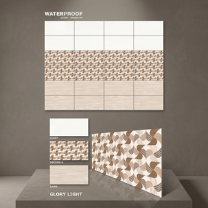 9mm d'épaisseur 30x60cm 300x600mm 12x24 carreaux de mur en céramique numérique concepteur pour salon intérieur carreaux de mur d'élévation en porcelaine - Product Image 6