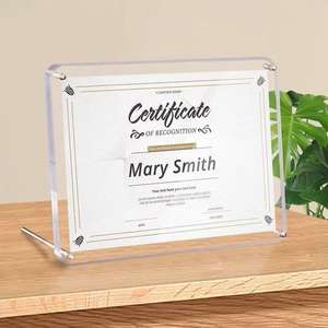 Moldura de Acrílico Transparente Personalizada Ecológica 2+2mm, Dupla Face, Feita à Mão, Criativa - Product Image 4