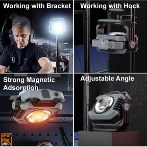 COB LED <b>Spotlight</b> Handheld Waterproof IP65 Temporary Multifunctional Work Light Type-C Charging Magnetic Rechargeable - Product Image 2