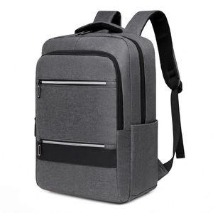 Sac à dos de voyage imperméable avec fermeture éclair, sac à bandoulière pour ordinateur portable, sac de bureau tendance, fabriqué en usine BSCI - Product Image 1