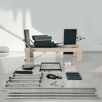 Nouveau 2026 : Appareil de Pilates 3-en-1 en bois, Reformer Combo Studio et Cadillac pour la maison, la salle de sport et le studio de fitness