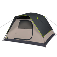 Tente familiale portable à dôme pour 4 personnes, été, une chambre, imperméable, facile à installer, randonnée, camping, plein air