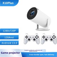X10 Plus projecteur 4k Android jeu maison HD 4K projecteur système d'exploitation batterie intelligente LED Laser pour Console de jeu